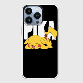 Чехол для iPhone 13 Pro с принтом Пика в Петрозаводске,  |  | pikachu | pokeball | pokemon | пикачу | покебол | покемоны