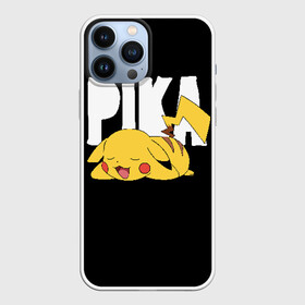 Чехол для iPhone 13 Pro Max с принтом Пика в Петрозаводске,  |  | pikachu | pokeball | pokemon | пикачу | покебол | покемоны