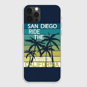 Чехол для iPhone 12 Pro Max с принтом California в Петрозаводске, Силикон |  | Тематика изображения на принте: california | cool | palm trees | san diego | stripes | travel | калифорния | пальмы | полосы | прикольный | путешествие | сан диего
