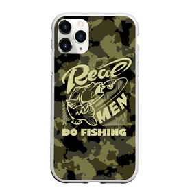 Чехол для iPhone 11 Pro Max матовый с принтом Real men do fishing в Петрозаводске, Силикон |  | bait | black | fish | fisherman | fishing | hook | man | white | белый | занимается | камуфляж | крючок | мужчина | наживка | настоящий | реальный | рыба | рыбак | рыбалка | черный
