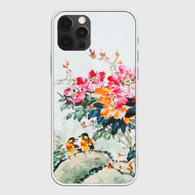 Чехол для iPhone 12 Pro Max с принтом Японские цветы в Петрозаводске, Силикон |  | japan | japanese | искусство | картина | цветы | япония | японская гравюра | японская картина