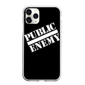 Чехол для iPhone 11 Pro матовый с принтом Public Enemy в Петрозаводске, Силикон |  | Тематика изображения на принте: public enemy | rap | реп | рэп