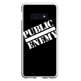 Чехол для Samsung S10E с принтом Public Enemy в Петрозаводске, Силикон | Область печати: задняя сторона чехла, без боковых панелей | Тематика изображения на принте: public enemy | rap | реп | рэп