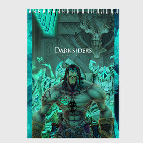 Скетчбук с принтом Darksiders 2 в Петрозаводске, 100% бумага
 | 48 листов, плотность листов — 100 г/м2, плотность картонной обложки — 250 г/м2. Листы скреплены сверху удобной пружинной спиралью | 3d | 3dвосприятие | action rpg | darksiders 2 | апокалипсис | арт | верблюд | война | всадник | желтый | зеброид | игра | караван | компьютерная | конь | монстры | серый | слешер