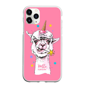 Чехол для iPhone 11 Pro матовый с принтом Hello llamacorn в Петрозаводске, Силикон |  | alpaca | animal | carnival | cool | cup | head | horn | ice cream | llama | look | pink | slogan | star | unicorn | waffle | альпака | вафельный | взгляд | голова | единорог | животное | звезда | карнавал | лама | мороженое | привет | прикольный | р