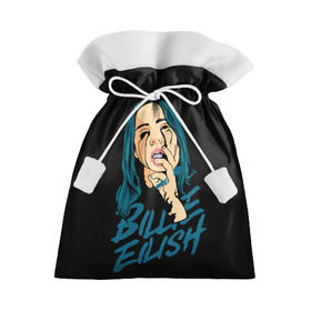 Подарочный 3D мешок с принтом billie eilish в Петрозаводске, 100% полиэстер | Размер: 29*39 см | Тематика изображения на принте: billie eilish | билли айлиш | билли элиш