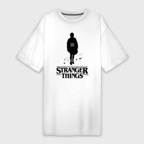 Платье-футболка хлопок с принтом STRANGER THINGS в Петрозаводске,  |  | stranger 2 | stranger 3 | stranger things 3 | things 2 | things 3 | очень странные дела | очень странные дела 3. | очень странный дело