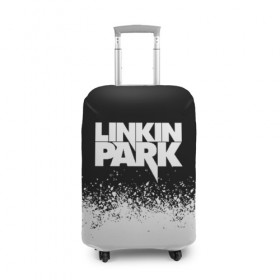 Чехол для чемодана 3D с принтом LINKIN PARK в Петрозаводске, 86% полиэфир, 14% спандекс | двустороннее нанесение принта, прорези для ручек и колес | chester bennington | linkin park | mike shinoda | линкин парк