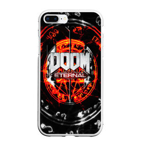 Чехол для iPhone 7Plus/8 Plus матовый с принтом DOOM ETERNAL в Петрозаводске, Силикон | Область печати: задняя сторона чехла, без боковых панелей | doom | doom eternal | game | дум