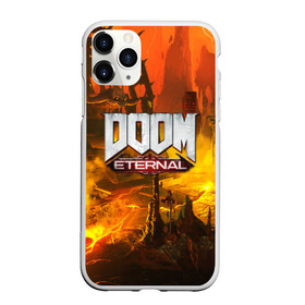 Чехол для iPhone 11 Pro матовый с принтом DOOM ETERNAL в Петрозаводске, Силикон |  | doom | doom eternal | game | дум