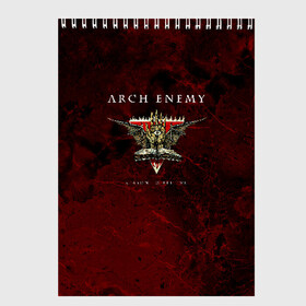 Скетчбук с принтом Arch Enemy в Петрозаводске, 100% бумага
 | 48 листов, плотность листов — 100 г/м2, плотность картонной обложки — 250 г/м2. Листы скреплены сверху удобной пружинной спиралью | ae | arch enemy | алисса уайт глаз | анджело | арх | архенеме | архэнеми | арч | арчэнеми | даниэль эрландссон | джефф лумис | енеме | инеме | инемэ | майкл эмотт | шарли | энеме | энеми | энемэ