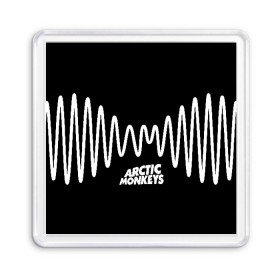 Магнит 55*55 с принтом ARCTIC MONKEYS в Петрозаводске, Пластик | Размер: 65*65 мм; Размер печати: 55*55 мм | arctic monkeys | арктик манкис | арктические мартышки