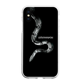 Чехол для iPhone XS Max матовый с принтом WHITESNAKE в Петрозаводске, Силикон | Область печати: задняя сторона чехла, без боковых панелей | Тематика изображения на принте: whitesnake | ws | белая змея | блюз | вайт | вайтснек | вс | глэм | джоэл хокстра | дэвид ковердэйл | майкл девин | метал | микеле луппи | реб бич | рок группа | снек | томми олдридж | хард | хеви