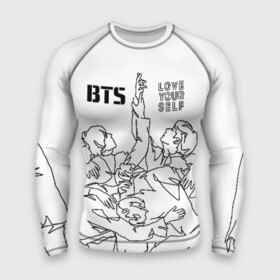 Мужской рашгард 3D с принтом BTS в Петрозаводске,  |  | bangtan boys | beyond the scene | bts | k pop | kpop | love yourself | бтс | к поп