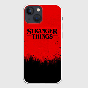 Чехол для iPhone 13 mini с принтом STRANGER THINGS в Петрозаводске,  |  | stranger things | очень странные дела