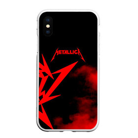 Чехол для iPhone XS Max матовый с принтом Metallica в Петрозаводске, Силикон | Область печати: задняя сторона чехла, без боковых панелей | metalica | metallica | группа | джеймс хэтфилд | кирк хэмметт | ларс ульрих | метал | металика | металлика | миталика | музыка | роберт трухильо | рок | трэш | трэшметал | хард | хеви