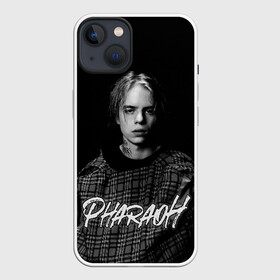 Чехол для iPhone 13 с принтом PHARAOH (Ч Б) в Петрозаводске,  |  | dead | dead dynasty | dynasty | pharaoh | rap | реп | рэп | фара | фараон