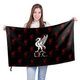 Флаг 3D с принтом Liverpool (5) в Петрозаводске, 100% полиэстер | плотность ткани — 95 г/м2, размер — 67 х 109 см. Принт наносится с одной стороны | champions | england | league | liverpool | англия | ливерпуль | лига | чемпионов