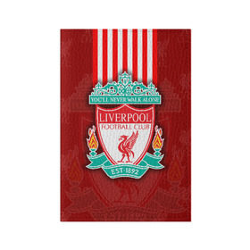 Обложка для паспорта матовая кожа с принтом Liverpool (6) в Петрозаводске, натуральная матовая кожа | размер 19,3 х 13,7 см; прозрачные пластиковые крепления | Тематика изображения на принте: champions | england | league | liverpool | англия | ливерпуль | лига | чемпионов