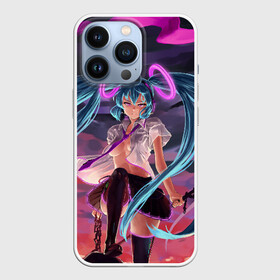 Чехол для iPhone 13 Pro с принтом Geisga Hatsune Miku в Петрозаводске,  |  | Тематика изображения на принте: anime | character | geisha | hatsune miku | japan | kimono | manga | style | аниме | вокалоид | девушки | манга | мульт | оружие | сёдзё | сериал | хатсуне мику