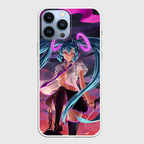 Чехол для iPhone 13 Pro Max с принтом Geisga Hatsune Miku в Петрозаводске,  |  | anime | character | geisha | hatsune miku | japan | kimono | manga | style | аниме | вокалоид | девушки | манга | мульт | оружие | сёдзё | сериал | хатсуне мику