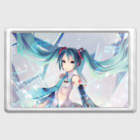 Магнит 45*70 с принтом МИКУ ХАЦУНЭ | MIKU HATSUNE в Петрозаводске, Пластик | Размер: 78*52 мм; Размер печати: 70*45 | Тематика изображения на принте: anime | character | geisha | hatsune miku | japan | kimono | manga | style | аниме | вокалоид | девушки | манга | мульт | оружие | сёдзё | сериал | хатсуне мику