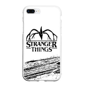 Чехол для iPhone 7Plus/8 Plus матовый с принтом STRANGER THINGS в Петрозаводске, Силикон | Область печати: задняя сторона чехла, без боковых панелей | 011 | down | eleven | netflix | season | series | strange | stranger | things | upside | дела | дина | загадочные | монстр | монстры | одиннадцать | очень | сезон | сериал | сериалы | события | странные | ужасы