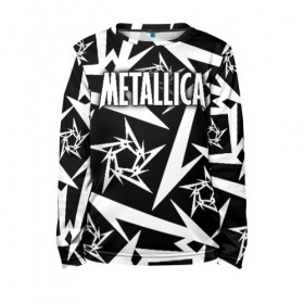 Детский лонгслив 3D с принтом Metallica в Петрозаводске, 100% полиэстер | длинные рукава, круглый вырез горловины, полуприлегающий силуэт
 | metalica | metallica | группа | джеймс хэтфилд | кирк хэмметт | ларс ульрих | метал | металика | металлика | миталика | музыка | роберт трухильо | рок | трэш | трэшметал | хард | хеви