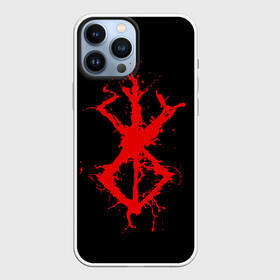 Чехол для iPhone 13 Pro Max с принтом BERSERK logo elements red в Петрозаводске,  |  | Тематика изображения на принте: anime | anime berserk | berserk | knight | manga | аниме | аниме берсерк | берсерк | манга | рыцарь