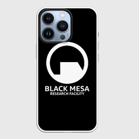 Чехол для iPhone 13 Pro с принтом BLACK MESA в Петрозаводске,  |  | aperture laboratorie | black mesa | gordon freeman | half life | half life 3 | valve | блэк меса | вэлв | гордон фриман | халф лайф