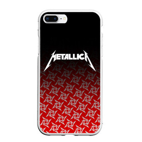 Чехол для iPhone 7Plus/8 Plus матовый с принтом METALLICA в Петрозаводске, Силикон | Область печати: задняя сторона чехла, без боковых панелей | metallica | металлика