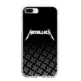 Чехол для iPhone 7Plus/8 Plus матовый с принтом METALLICA в Петрозаводске, Силикон | Область печати: задняя сторона чехла, без боковых панелей | metallica | металлика