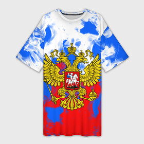 Платье-футболка 3D с принтом RUSSIA Flame Collection в Петрозаводске,  |  | fire | flame | russia | sport | tricolor | герб | огонь | патриот | патриотизм | пламя | россия | спорт | триколор | флаг россии