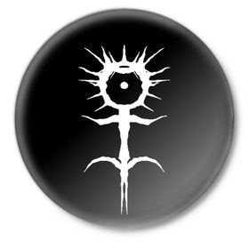 Значок с принтом Ghostemane в Петрозаводске,  металл | круглая форма, металлическая застежка в виде булавки | ghostemane | ill biz | mercury | noise | young crowley | рэп | рэпер | эрик уитни