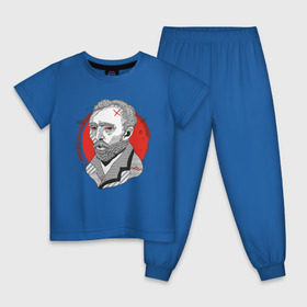 Детская пижама хлопок с принтом Винсент Ван Гог в Петрозаводске, 100% хлопок |  брюки и футболка прямого кроя, без карманов, на брюках мягкая резинка на поясе и по низу штанин
 | 
