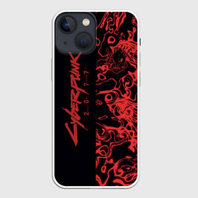 Чехол для iPhone 13 mini с принтом Cyberpunk 2077 в Петрозаводске,  |  | 2077 | cd | city | cyberpunk | e3 | keanu | netrunner | night | projekt | red | reeves | solo | techie | v | ви | киану ривз | киберпанк | найт | нетраннер | сити | соло | технарь