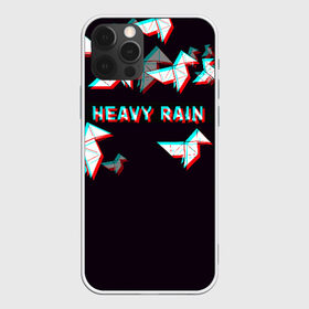 Чехол для iPhone 12 Pro Max с принтом Heavy Rain (Glitch) в Петрозаводске, Силикон |  | Тематика изображения на принте: 3d | game | glitch | heavy rain | геометрия | глитч | игра | надпись | оригами | хеви рейн