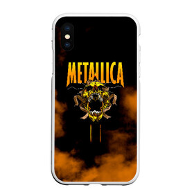 Чехол для iPhone XS Max матовый с принтом Metallica в Петрозаводске, Силикон | Область печати: задняя сторона чехла, без боковых панелей | metalica | metallica | группа | джеймс хэтфилд | кирк хэмметт | ларс ульрих | метал | металика | металлика | миталика | музыка | роберт трухильо | рок | трэш | трэшметал | хард | хеви