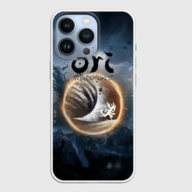 Чехол для iPhone 13 Pro с принтом Ori   And The Will Of The Wisp в Петрозаводске,  |  | Тематика изображения на принте: microsoft studios | moon studios | ori | ori and the blind forest | unity | лес | луна | нибела | ночной лес | ночь | ори | платформер | сова