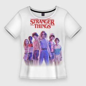 Женская футболка 3D Slim с принтом Stranger Things 3 в Петрозаводске,  |  | stranger things | очень странные дела