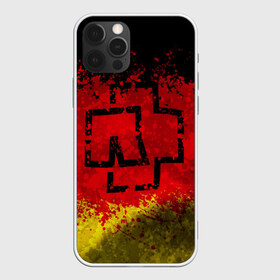 Чехол для iPhone 12 Pro Max с принтом Rammstein (Флаг) в Петрозаводске, Силикон |  | 3d | hard | logo | metal | music | rammstein | rock | брызги красок | знак | лого | метал | музыка | рамштайн | рок | символ | текстура | флаг rammstein