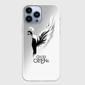 Чехол для iPhone 13 Pro Max с принтом Good Omens в Петрозаводске,  |  | good | omens | sheen | tennant | азирафель | ангел | благие знамения | демон | кроули | падший | теннант | шин