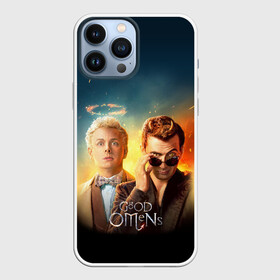 Чехол для iPhone 13 Pro Max с принтом Good Omens в Петрозаводске,  |  | good | omens | sheen | tennant | азирафель | ангел | благие знамения | демон | кроули | падший | теннант | шин