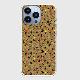 Чехол для iPhone 13 Pro с принтом STRANGER THINGS PATTERN в Петрозаводске,  |  | stranger 2 | stranger 3 | stranger things 3 | things 2 | things 3 | очень странные дела | очень странные дела 3. | очень странный дело