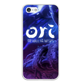 Чехол для iPhone 5/5S матовый с принтом Ori and the Will of the Wisps в Петрозаводске, Силикон | Область печати: задняя сторона чехла, без боковых панелей | blind | forest | game | games | gumo | kuro | naru | nibel | ori | owl | will | wisps | воля | гумо | игра | игры | куро | лес | нару | нибель | огней | ори | платформер | слепой | совенок