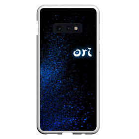 Чехол для Samsung S10E с принтом ORI в Петрозаводске, Силикон | Область печати: задняя сторона чехла, без боковых панелей | blind | forest | game | games | gumo | kuro | naru | nibel | ori | owl | will | wisps | воля | гумо | игра | игры | куро | лес | нару | нибель | огней | ори | платформер | слепой | совенок