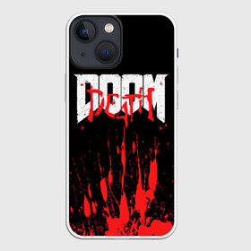 Чехол для iPhone 13 mini с принтом DOOM Bloody в Петрозаводске,  |  | 2019 | bethesda | demon | doom | eternal | ethernal | game | games | logo | monster | runes | демон | дум | дуум | етернал | игра | игры | какодемон | кровь | лого | логотип | монстр | монстры | руны | символ | этернал