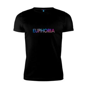 Мужская футболка премиум с принтом сериал Euphoria в Петрозаводске, 92% хлопок, 8% лайкра | приталенный силуэт, круглый вырез ворота, длина до линии бедра, короткий рукав | zendaya | зендея | ру беннетт | сериал euphoria | эйфория