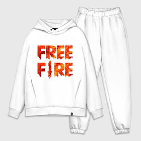 Мужской костюм хлопок OVERSIZE с принтом Free Fire в Петрозаводске,  |  | battlegrounds | fire | free | garena | гарена | фаер | фри