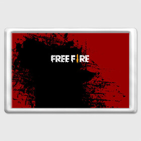 Магнит 45*70 с принтом Free Fire в Петрозаводске, Пластик | Размер: 78*52 мм; Размер печати: 70*45 | battlegrounds | fire | free | garena | гарена | фаер | фри